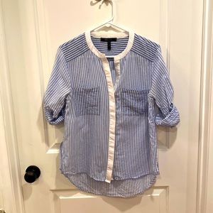 BCBGMaxAzria poplin top